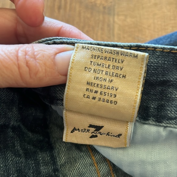 7 For All Mankind/The Great China Wall Vintage embellished embroidered jeans 30 - Picture 3 of 15